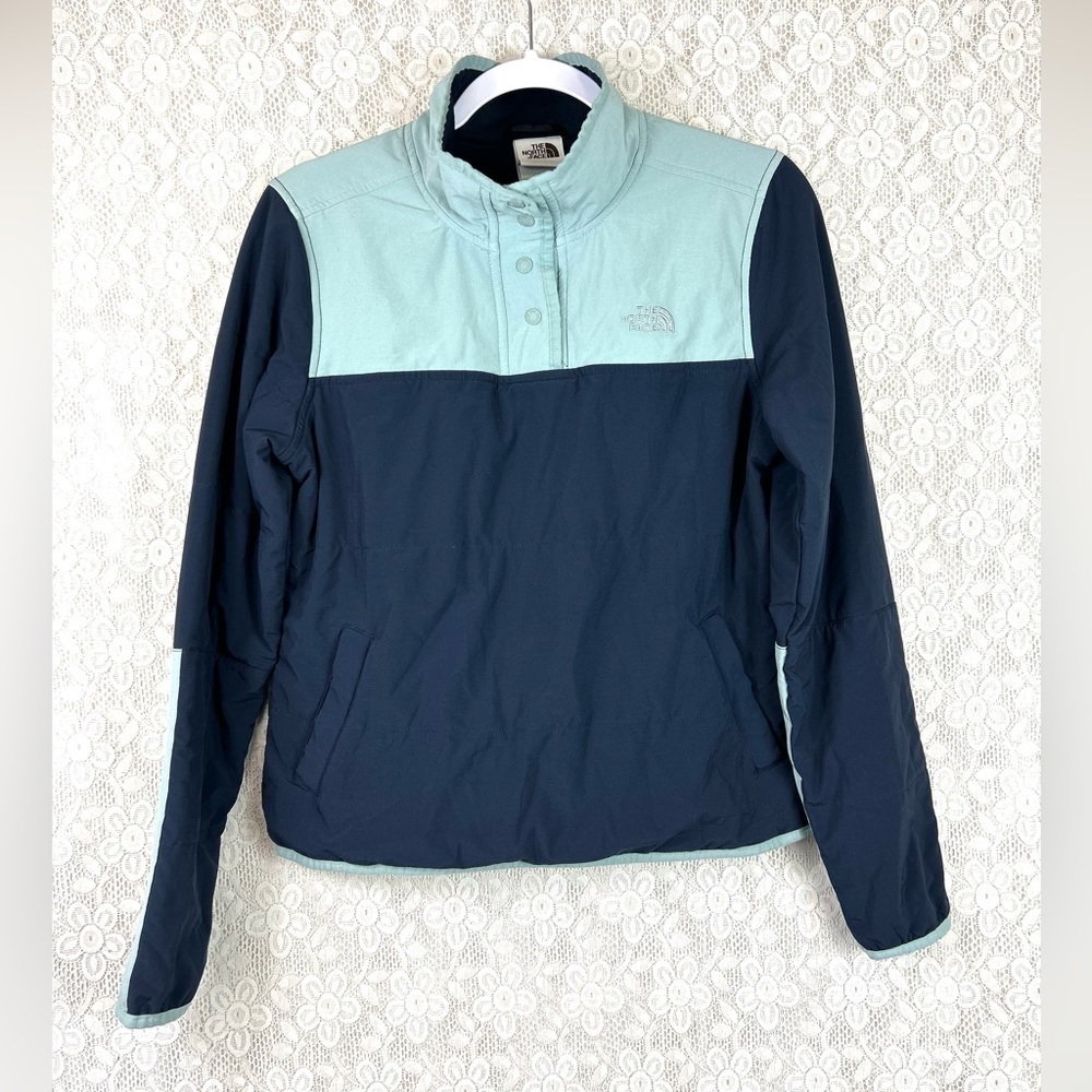 THE NORTH FACE Mountain Pullover Womens Sweatshirt blue size small